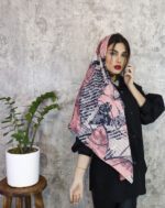 روسری عیدانه طرحدار زنونه شال مادام بلا رشت