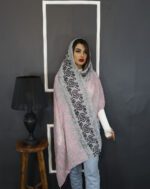 شال عروسکی طرحدار نخی عیدانه
