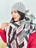 شال طرح عربی زنانه مادام بلا