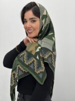 روسری نخی چهارصل طرحدار مادام بلا