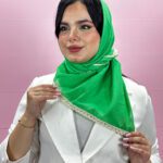 روسری اسلپ شاین دار شال مادام بلا