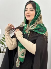روسری طرحدار پاییزه کشمیر شال مادام بلا