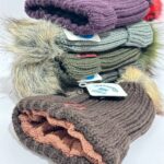 کلاه بافت ضخیم دخترانه تک رنگ مادام بلا