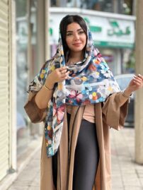 روسری زنانه ترکیبی نخی فروشگاه مادام بلا