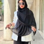 شال اسلپ تک رنگ مشکی مادام بلا