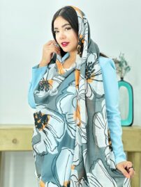 شال نخی گلدار مادام بلا رشت