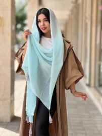شال پلیسه نخی صادراتی شال و روسری مادام بلا