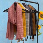 شال پلیسه زنانه مادام بلا