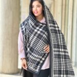 شال گندمی نخی خنک بهاره مادام بلا رشت