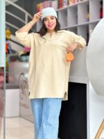 لانگ یقه کوبایی نخ پنبه مادام بلا