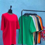 تیشرت لانگ نخ پنبه ساده مادام بلا