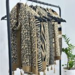 شال زنانه اسلپ طرحدار شال و روسری مادام بلا