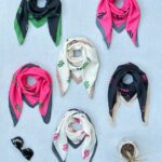 مینی اسکارف فانتزی طرح کاکتوس مادام بلا