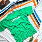 تیشرت لانگ نخ پنبه طرحدار مادام بلا رشت