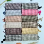 شال نخی پاییزه طرحدار موهر مادام بلا