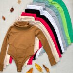 بادی یقه اسکی فتنری رنگی شال مادام بلا