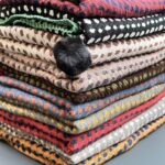 شال پاییزه چهارخونه دورو مادام بلا رشت