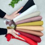 شال موهر تک رنگ پاییزی مادام یلا