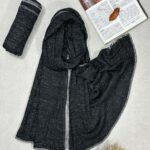 شال محلسی لمه مشکی پاییزه مادام بلا