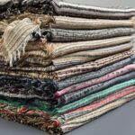 شال کشمیر طرح گلیمی مادام بلا