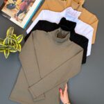 یقه اسکی تک رنگ مادام بلا رشت