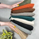 شال نخی وارداتی پلیسه شال و روسری مادام بلا