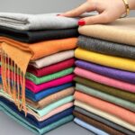 شال دورو موهر وارداتی تک رنگ ضخیم مادام بلا