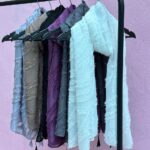 شال مجلسی یاخما طرحدار تک رنگ مادام بلا