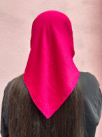 مینی اسکارف مجلسی تک رنگ شال مادام بلا