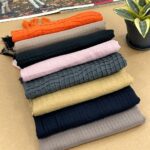 شال پلیسه مربعی مادام بلا