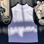 کراپ فانریپ تک رنگ شال مادام بلا