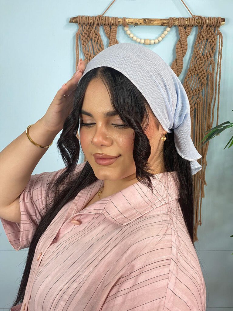 روسری سه گوش کشدار