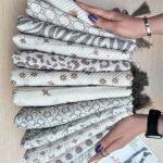 شال میکس عیدانه نخی مادام بلا