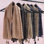 شال نخی طرحدار خنک شال مادام بلا