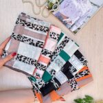 روسری زنانه طرحدار حریر فروشگاه مادام بلا