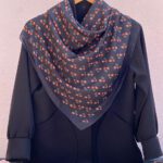 روسری طرحدار شکوفه مادام بلا رشت