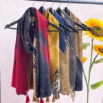 شال طرحدار نخی روجا شال مادام بلا