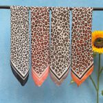 روسری حریر پلنگی مادام بلا رشت