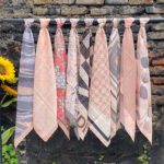 مینی اسکارف نخی طرحدار دخترانه رشت