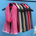 شال توری طرح توپ مادام بلا