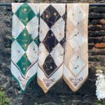 روسری حریر زنجیری زنانه شال مادام بلا رشت