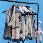 شال طرحدار نخی مادام بلا رشت