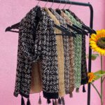 شال هندسی هلیا شال و روسری مادام بلا