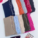 شال موجی برشکا مرواریدی مادام بلا