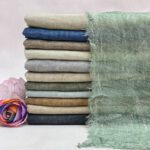 شال دور ریش تک رنگ کنفی