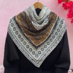 روسری نخی دور دست دوز