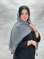 شال سوپرنخ صدفی تک رنگ مادام بلا رشت