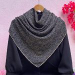 روسری نخی دور دست دوز سنگی مادام بلا