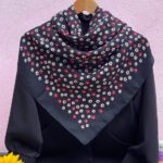 روسری طرحدار نخی زنانه مادام بلا رشت