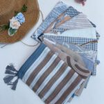 شال نخی طرحدار چند رنگ